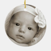 Girly eleganter rosa keramikornament (Hinten)