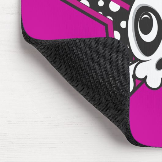 Girly Emo Skull Mousepad (Ecke)