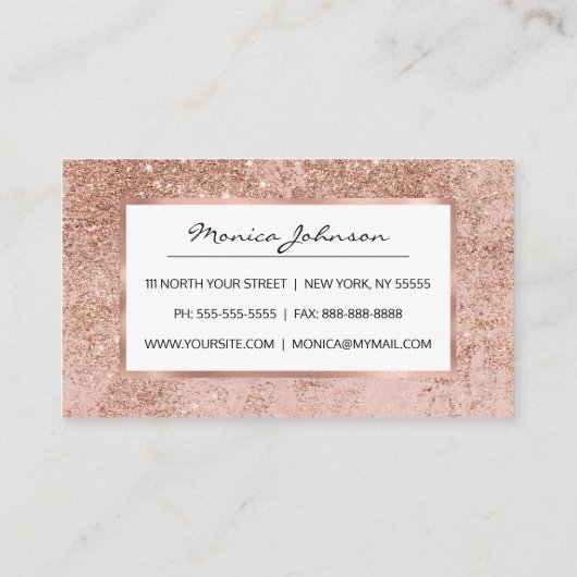 Girly erröten korallenroter treuekarte (Rückseite)