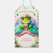 Girly Fairy Tale Frog Princess Birthday Party
