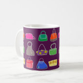 Girly Fashionista Kaffeetasse (Vorderseite Links)