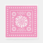 Girly Fiesta Party Napkins Serviette (Vorderseite)