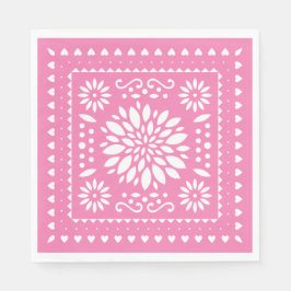 Girly Fiesta Party Napkins Serviette