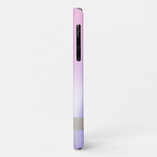 Girly Flamingo Holographic Ombre Case-Mate iPhone Hülle (Hinten/Links)