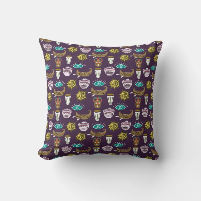 Girly Floral Pattern Kissen (Vorderseite)