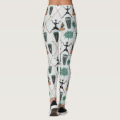Girly Floral Pattern Leggings (Rückseite)