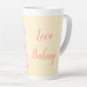 Girly Flows Design mit Pinks und Peach Milchtasse (Rechte Ecke)