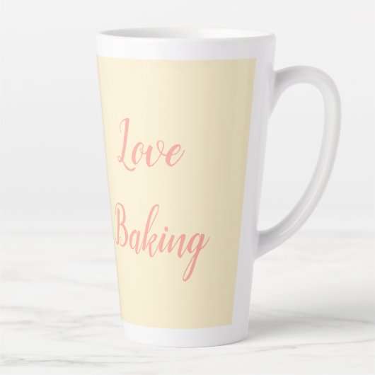 Girly Flows Design mit Pinks und Peach Milchtasse (Rechts)