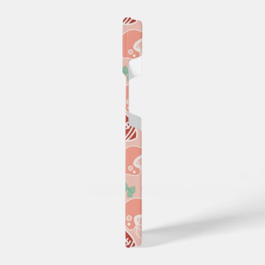 Girly Football Bow Pattern Phone Case iPhone Hülle (Linke Seite)