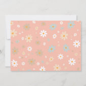 Girly Foto Party Wilde Tiere Geburtstag Einladung (Rückseite)