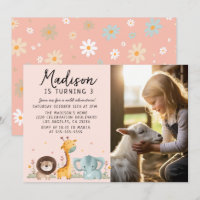 Girly Foto Party Wilde Tiere Geburtstag