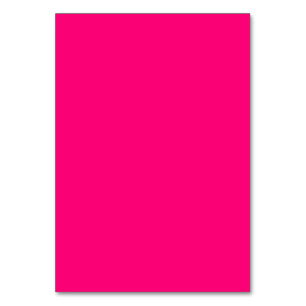 Girly Fuchsia Pink Kundenfreundlicher Hintergrund Tischnummer