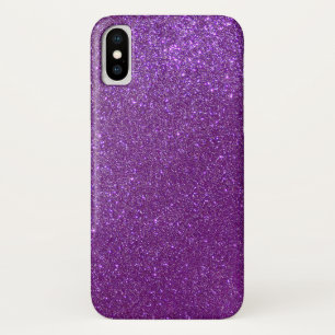 Girly Funkelnd Royal Lila Glitzer Case-Mate iPhone Hülle