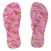 Girly Funny Pig Pattern Badesandalen (Fußbett)