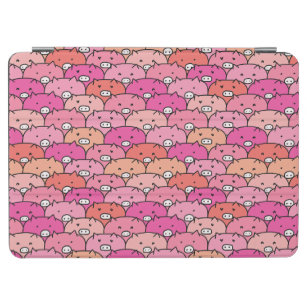 Girly Funny Pig Pattern iPad Air Hülle