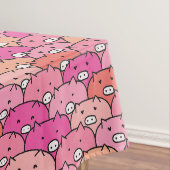 Girly Funny Pig Pattern Tischdecke (Beispiel)