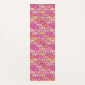 Girly Funny Pig Pattern Yogamatte (Vorderseite)