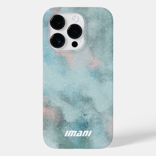 Girly Galaxy Sci-fi Name Case-Mate iPhone Case (Rückseite)
