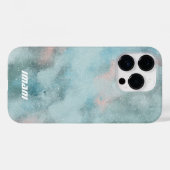 Girly Galaxy Sci-fi Name Case-Mate iPhone Case (Rückseite (Horizontal))