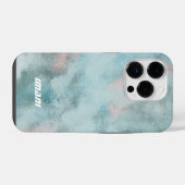 Girly Galaxy Sci-fi Name Case-Mate iPhone Case Hülle (Rückseite (Horizontal))