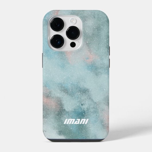 Girly Galaxy Sci-fi Name Case-Mate iPhone Case Hülle (Rückseite)