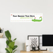 Girly Gator Banner Poster (Heimbüro)