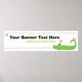 Girly Gator Banner Poster (Vorne)