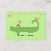 Girly Gator Visitenkarte (Rückseite)