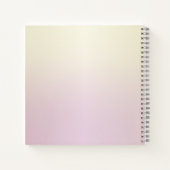 Girly Geometric, Goldrausch Stroke, Glitterlips Notizblock (Rückseite)