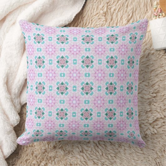 GIRLY GEOMETRIC PATTERN KISSEN (Decke)