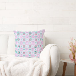 GIRLY GEOMETRIC PATTERN KISSEN