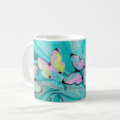 Girly Geschenk! Schmetterlings-Tasse, addieren Tasse (Vorderseite Links)