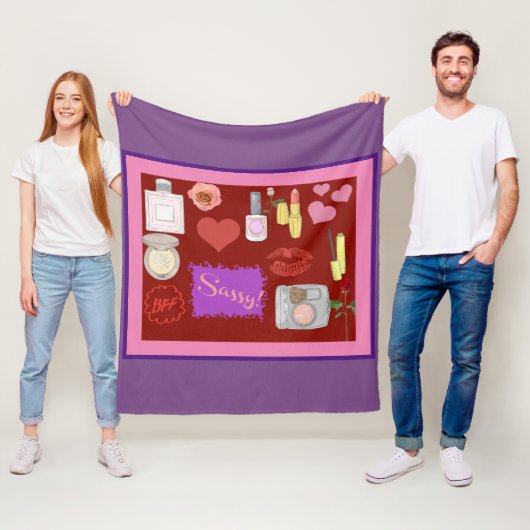 Girly Girl Fleece Blanket (Beispiel)