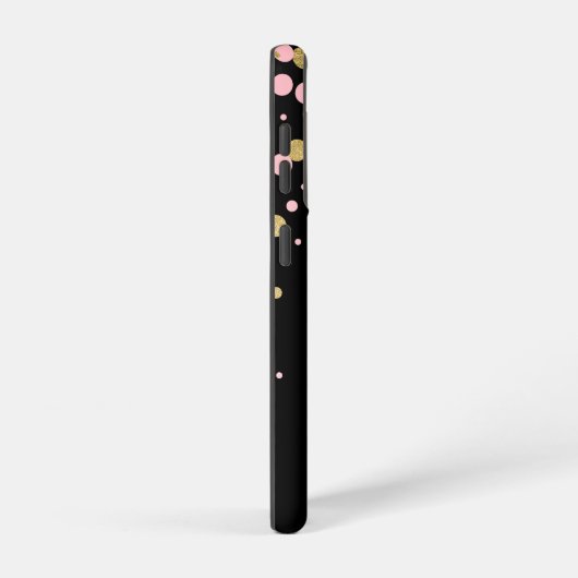 Girly Girl Glam Pink Glitzer Herz Samsung Galaxy Hülle (Rechte Seite)