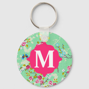 Girly Girl Monogram Key Chain Schlüsselanhänger