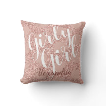 Girly Girl Rose Blush Glitzer Polka Dot