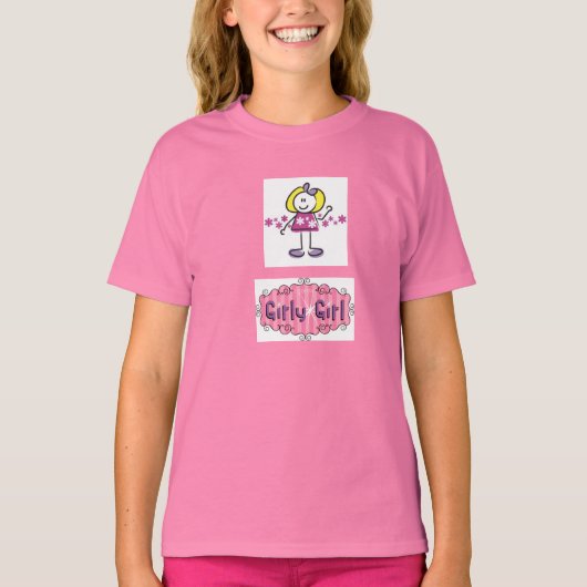 girly girl T-Shirt (Vorderseite)
