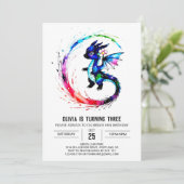 Girly-Girly-Girl Einladung (Stehend Vorderseite)