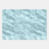 Girly Glam Aqua Streifen und Punkte Geschenkpapier Set (Vorderseite 3)