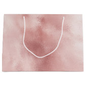 Girly Glam Blush Pink Brautparty Große Geschenktüte (Vorderseite)