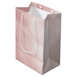Girly Glam Blush Pink Brautparty Mittlere Geschenktüte