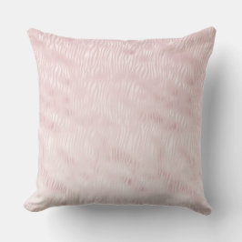 Girly Glam Blush Pink Zebra Print Kissen