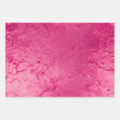 Girly Glam Chic Pink Brautparty Geschenkpapier Set (Vorderseite 3)