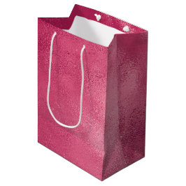 Girly Glam Chic Pink Brautparty Mittlere Geschenktüte