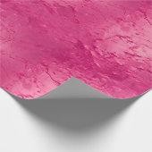 Girly Glam Chic Pink Geburtstag Geschenkpapier (Ecke)