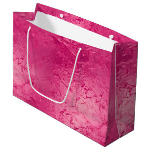 Girly Glam Chic Pink Geburtstag Große Geschenktüte