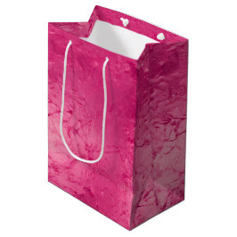 Girly Glam Chic Pink Paint Brautparty Mittlere Geschenktüte