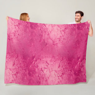 Girly Glam Chic Rosa Geburtstag Fleecedecke