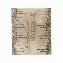 Girly Glam Glitzer Tropfens Spark Sweet 16 Geburts