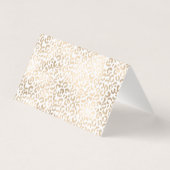 Girly Glam Gold Leopard Print Glitzer Sparkone (Rückseite)